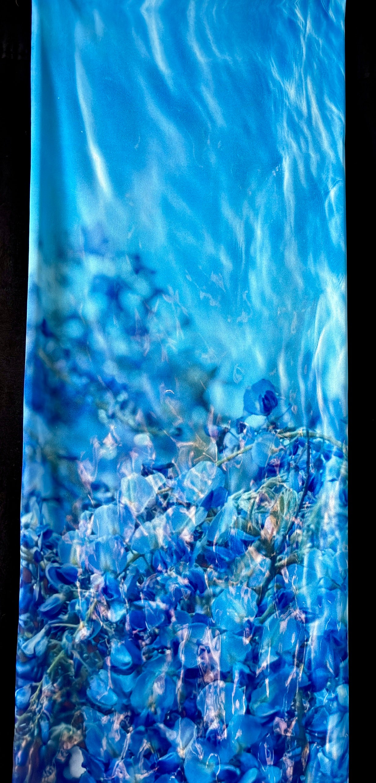 Satin Scarf: Wisteria