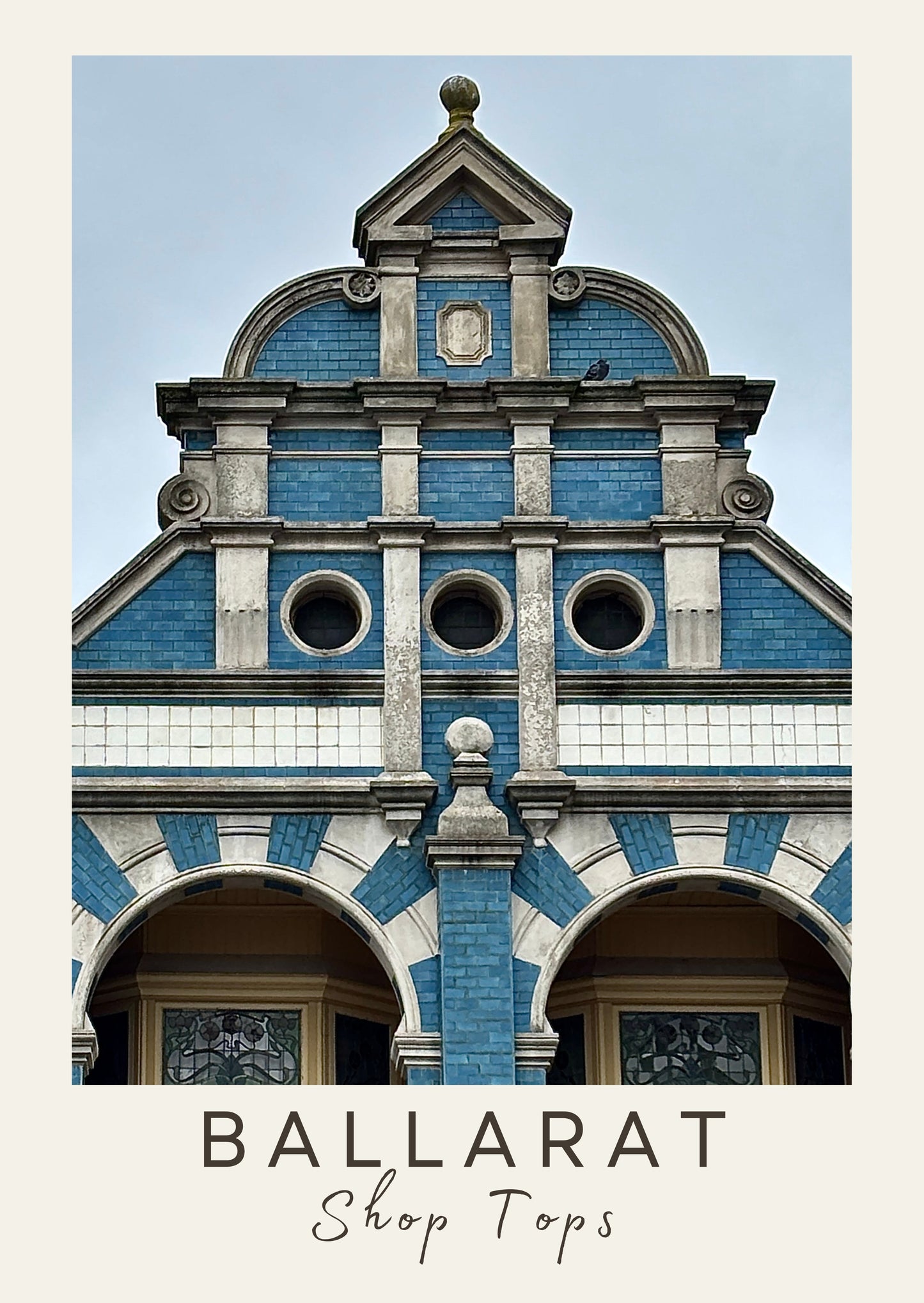 Art Print: Ballarat Shop Tops 1