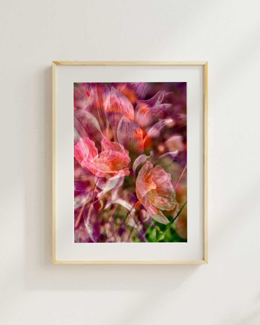 Art Print: Dahlia and Poppies