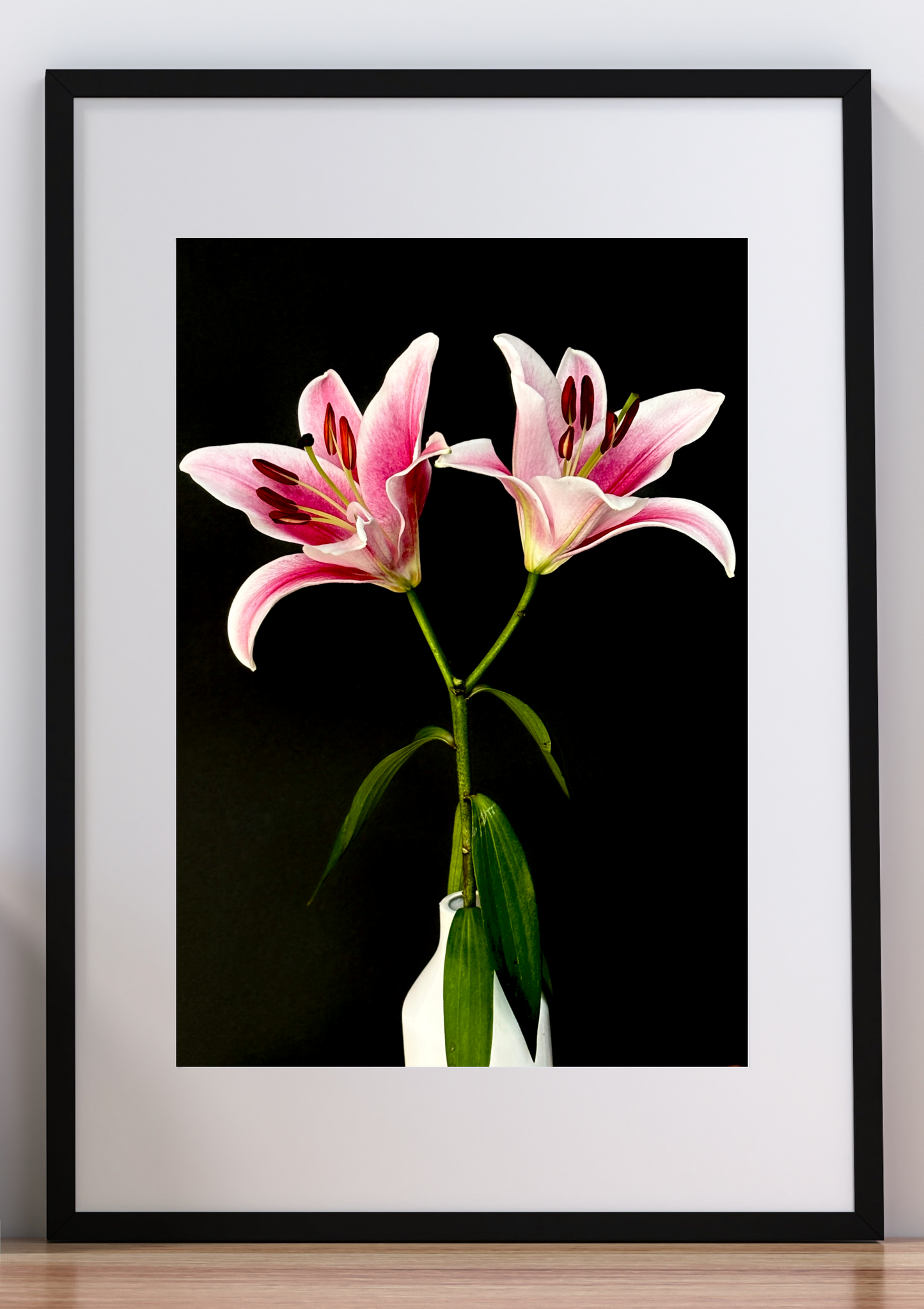 Photographic Art Print: Two Lilies (free shipping)