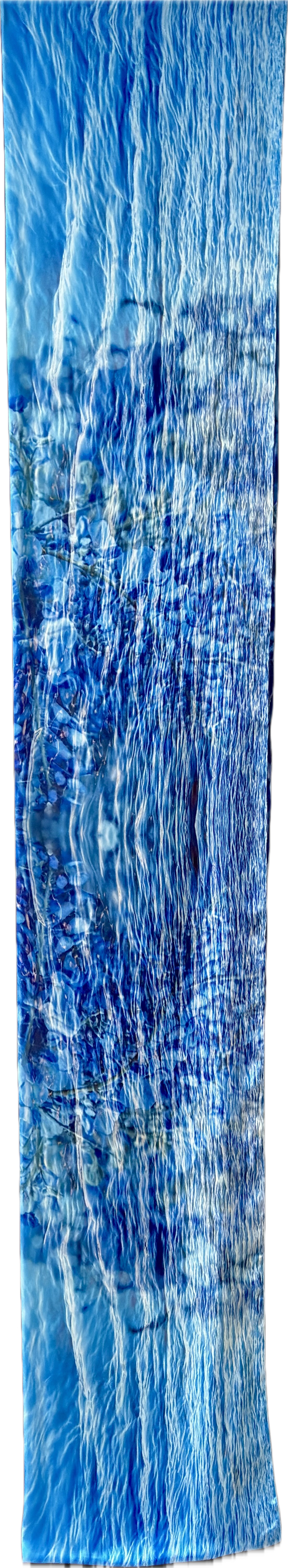 Satin Scarf: Wisteria