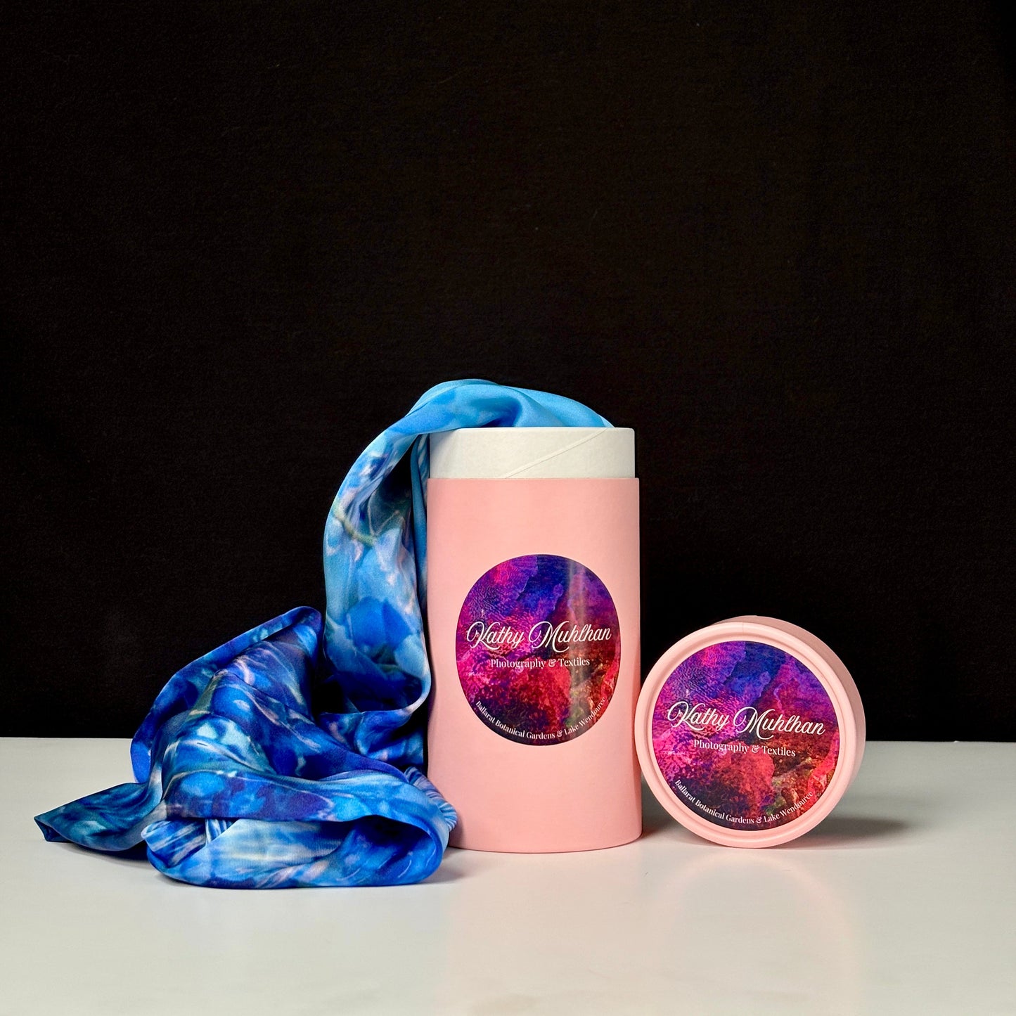 Satin Scarf: Wisteria