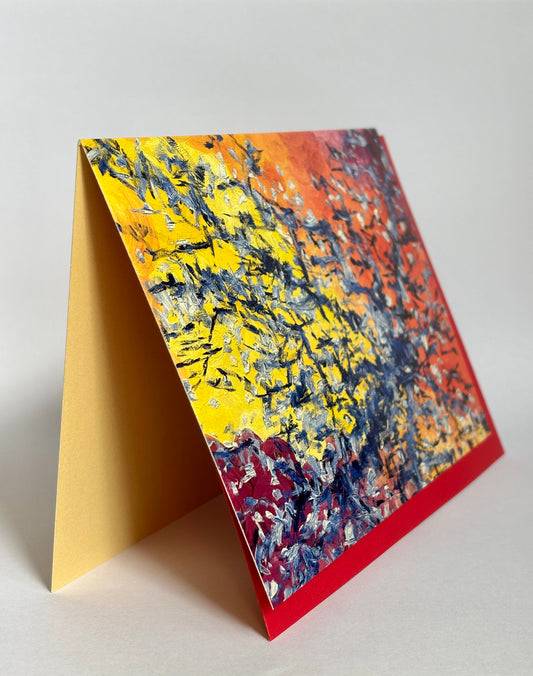 Art Card: Sunset Blossoms #5