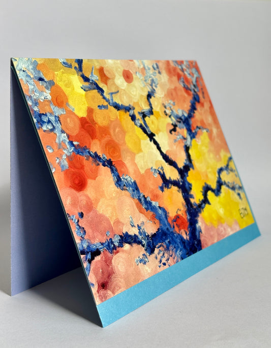 Art Card: Sunset Blossoms #4