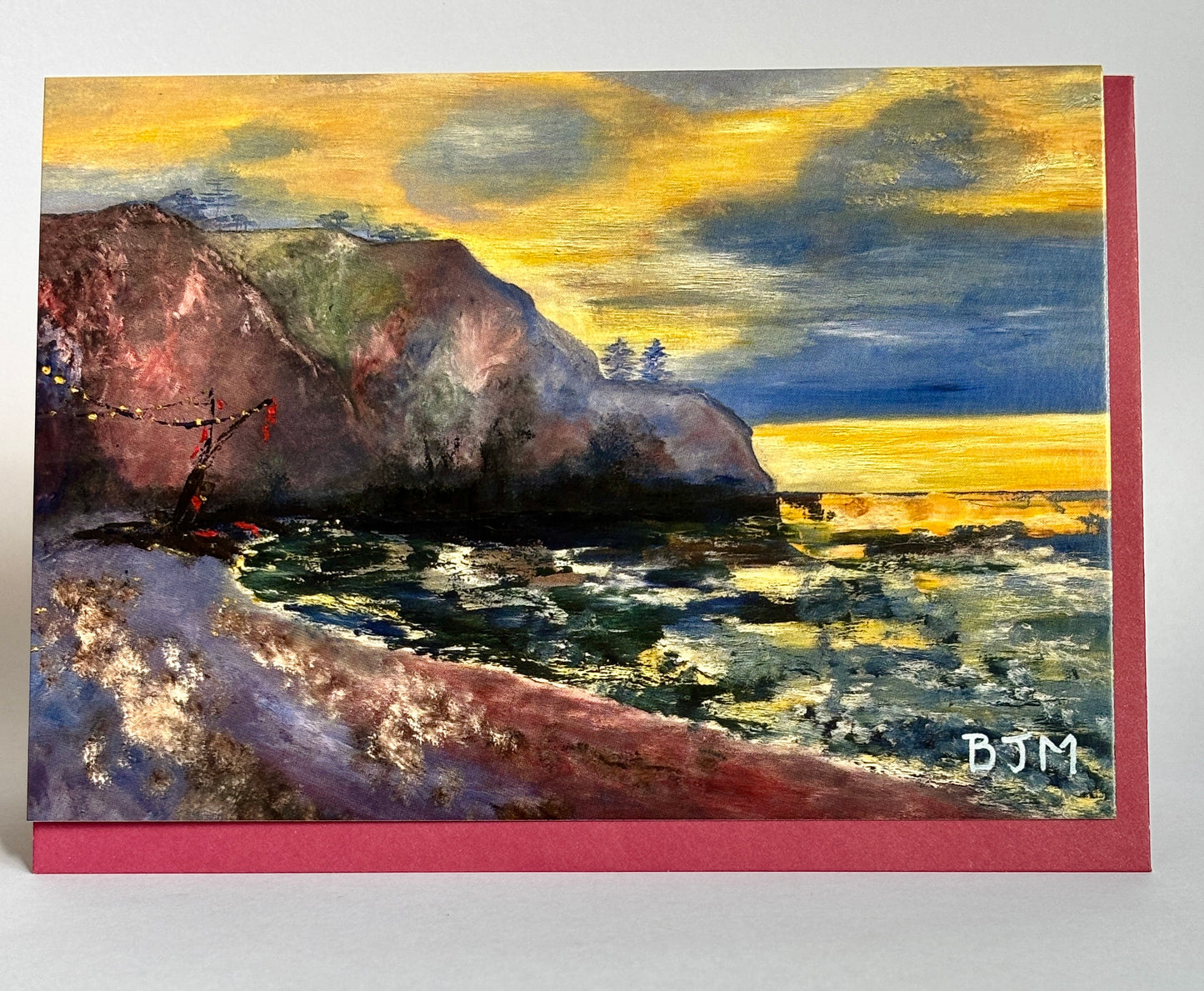 Art Card: "Monet Interpretation" (The Pointe de l'Ailly, low tide, 1882)