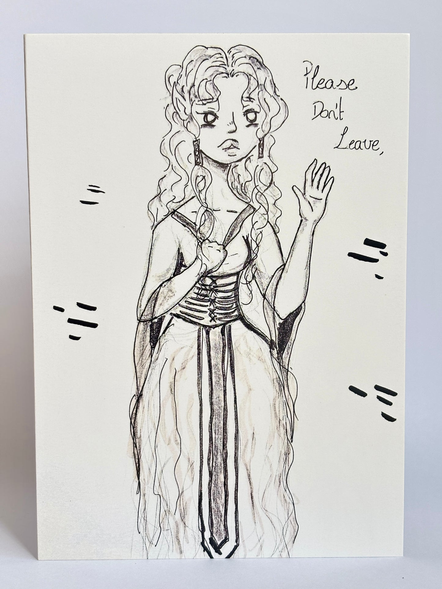 Art Card: Please don't leave