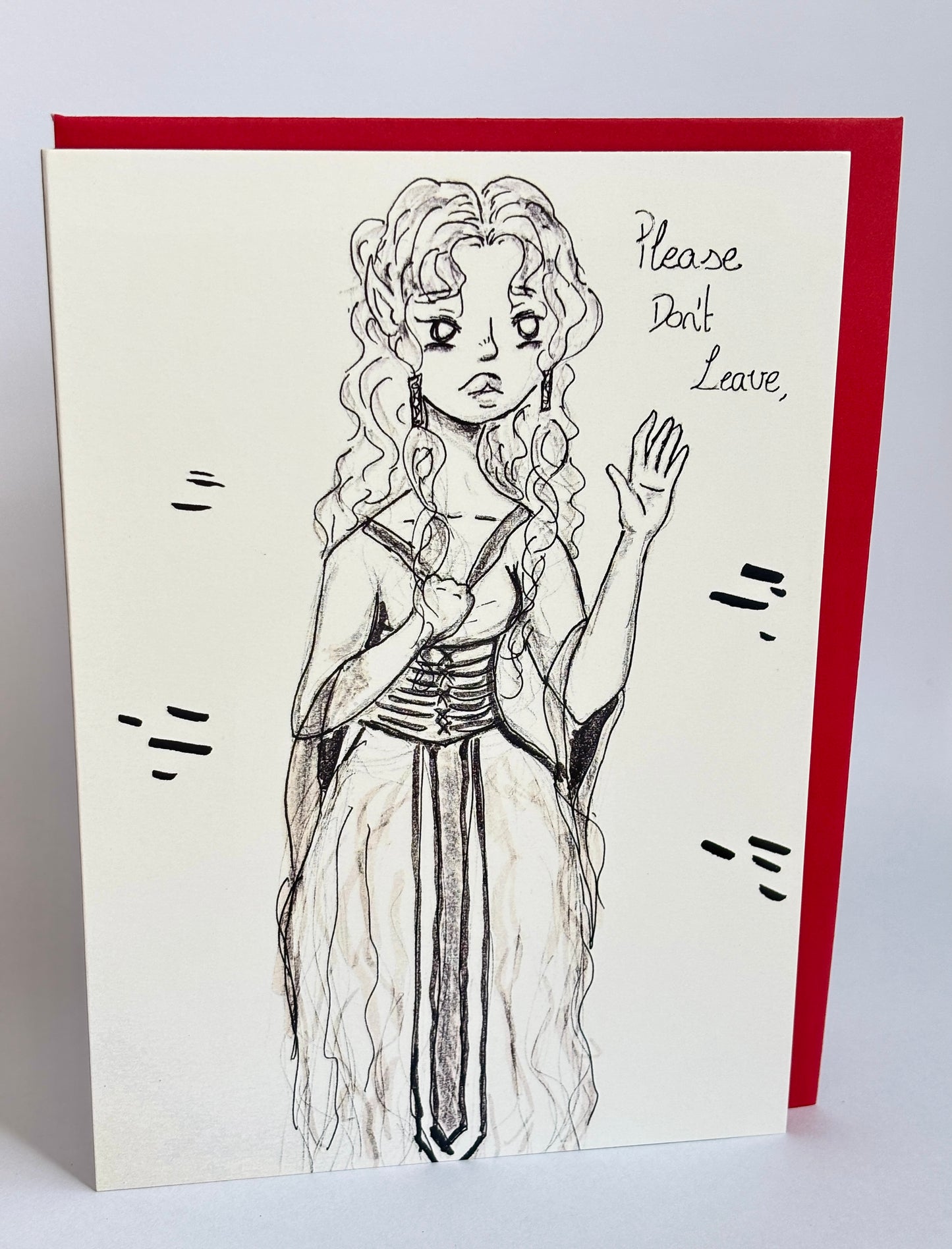 Art Card: Please don't leave