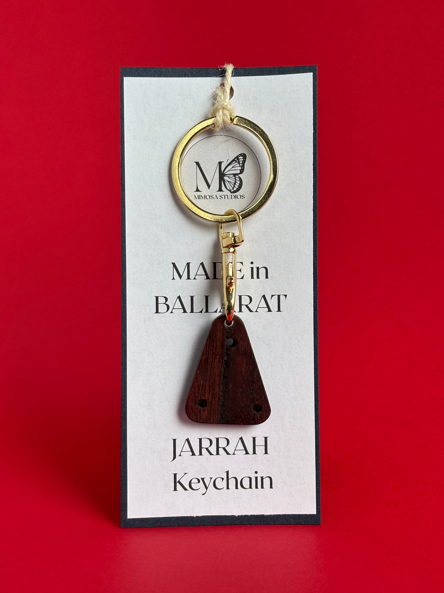 Key ring: Jarrah Triangle