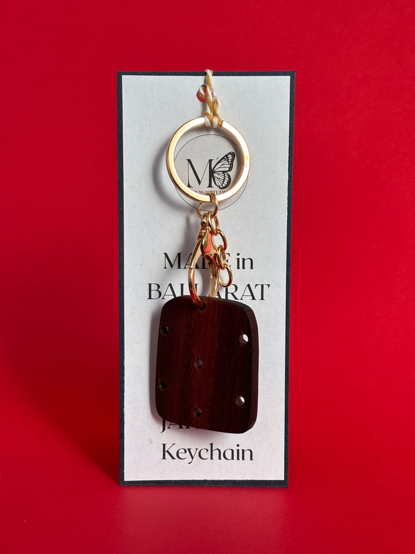 Key ring: Jarrah 7 holes