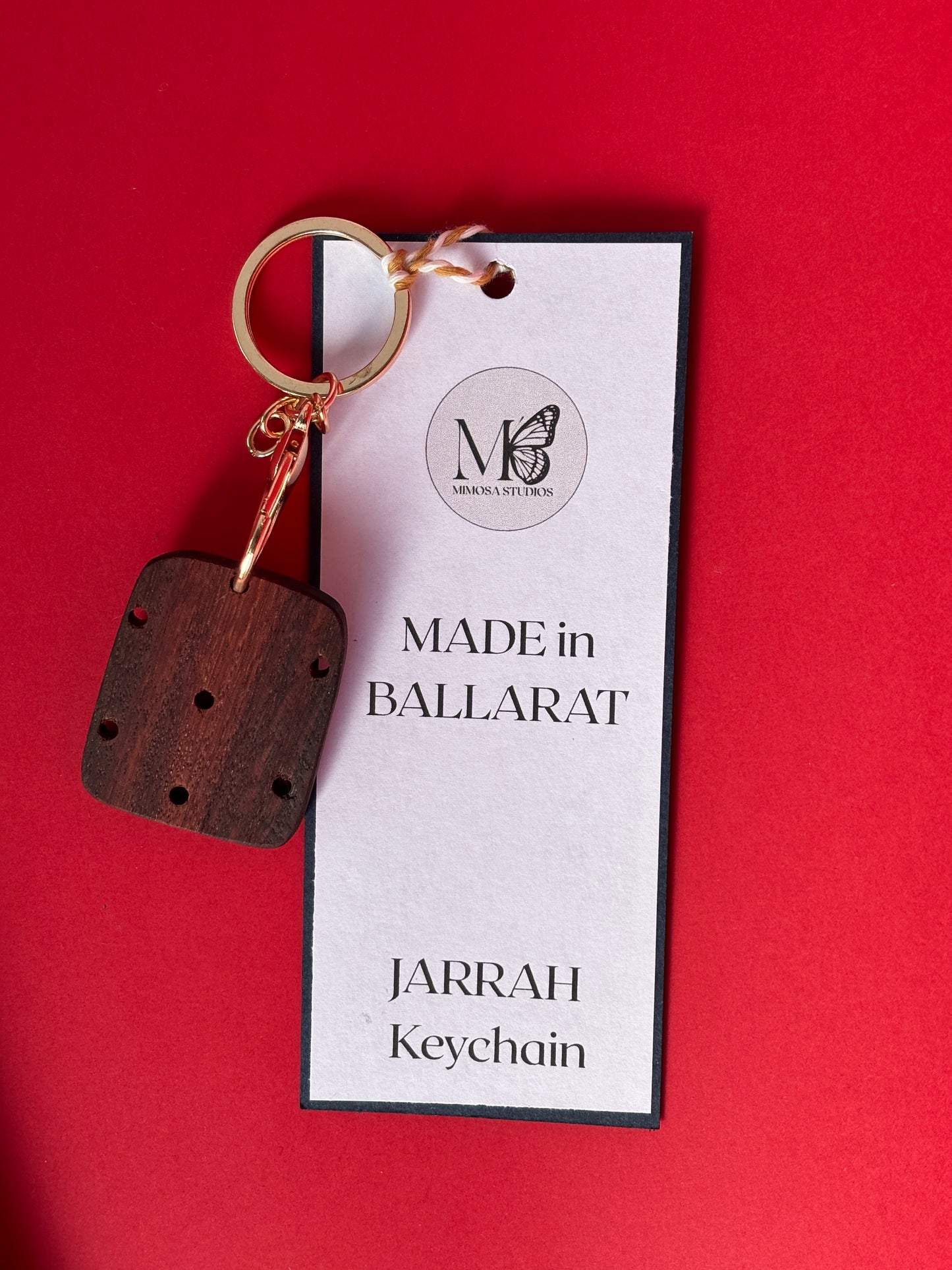 Key ring: Jarrah 7 holes