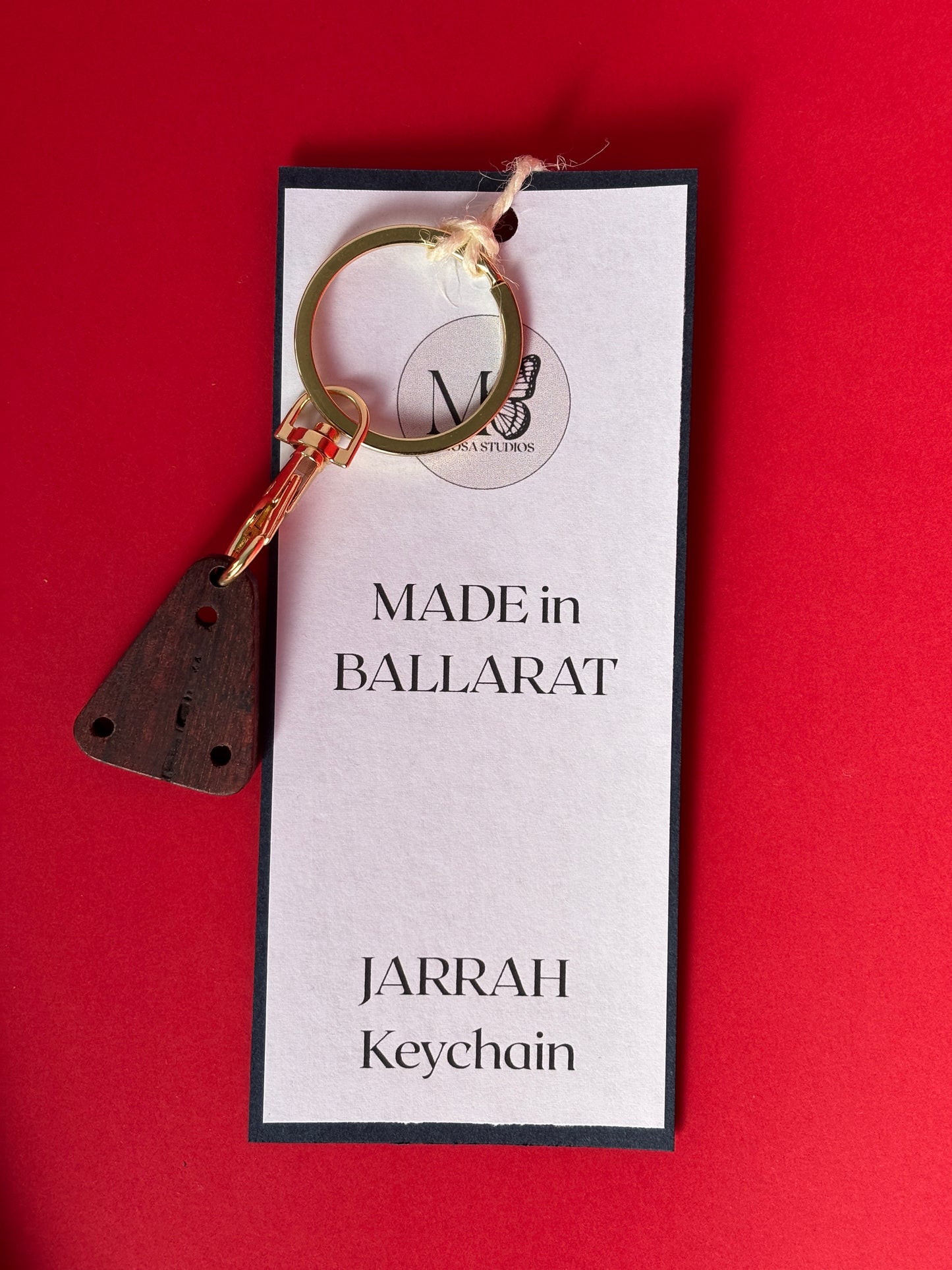 Key ring: Jarrah Triangle