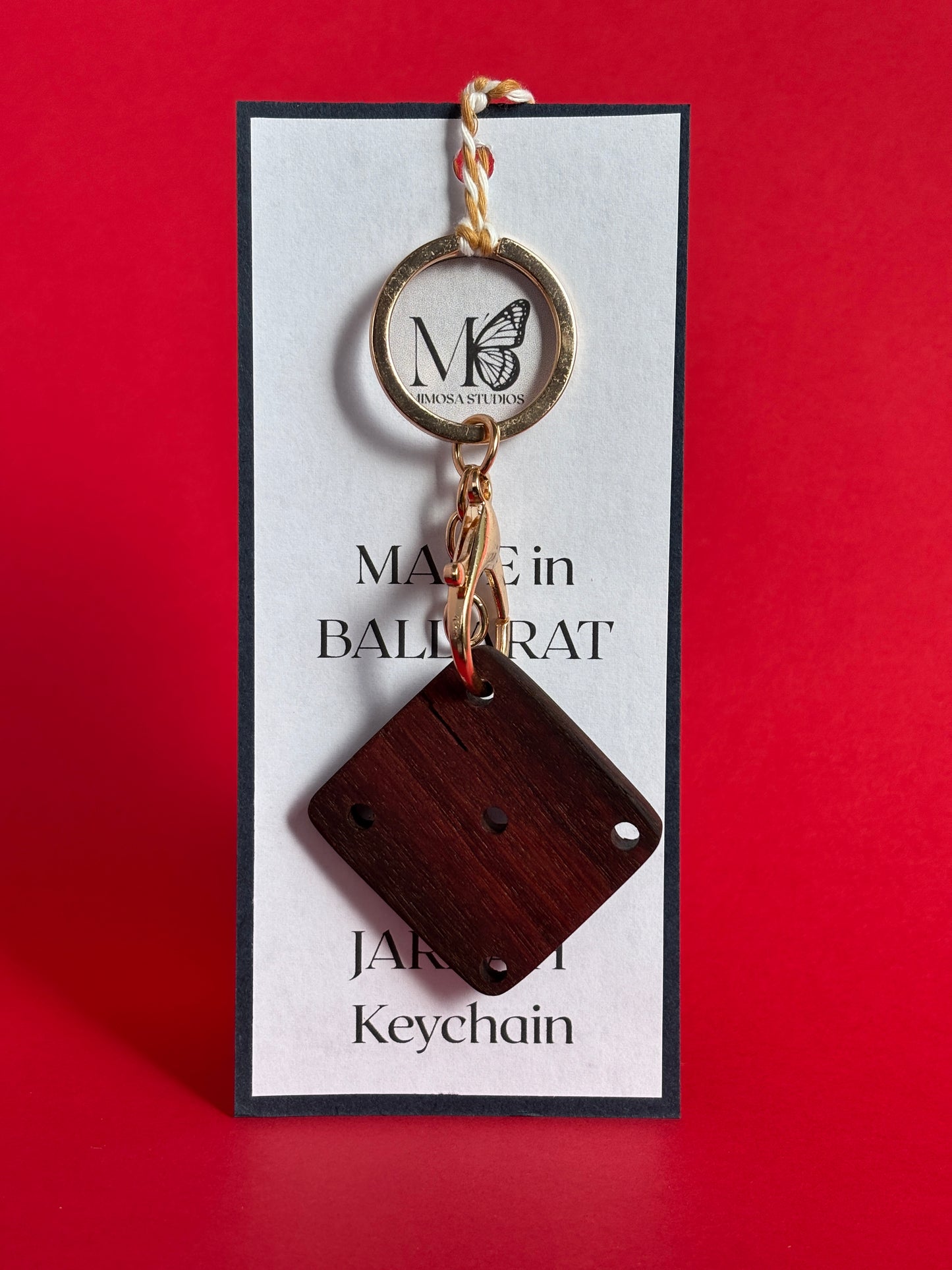 Key ring: Jarrah 5 holes
