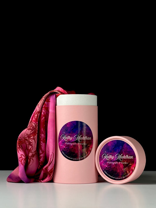 Satin Scarf: Rose a Parfum