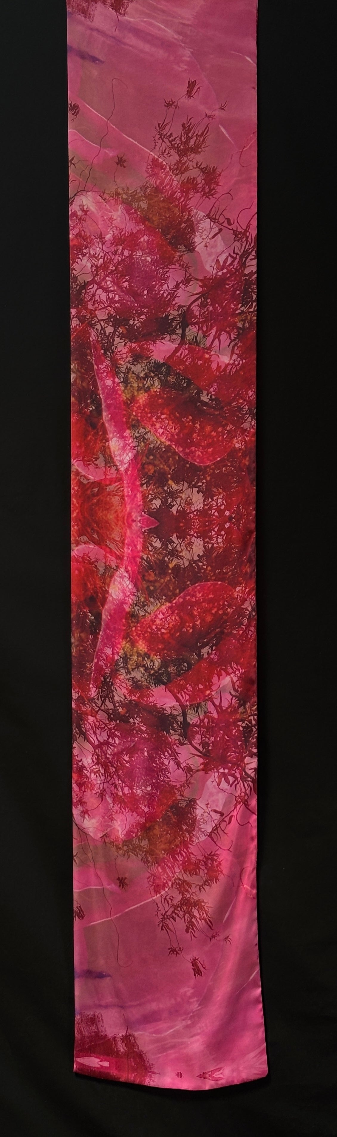 Satin Scarf: Rose a Parfum