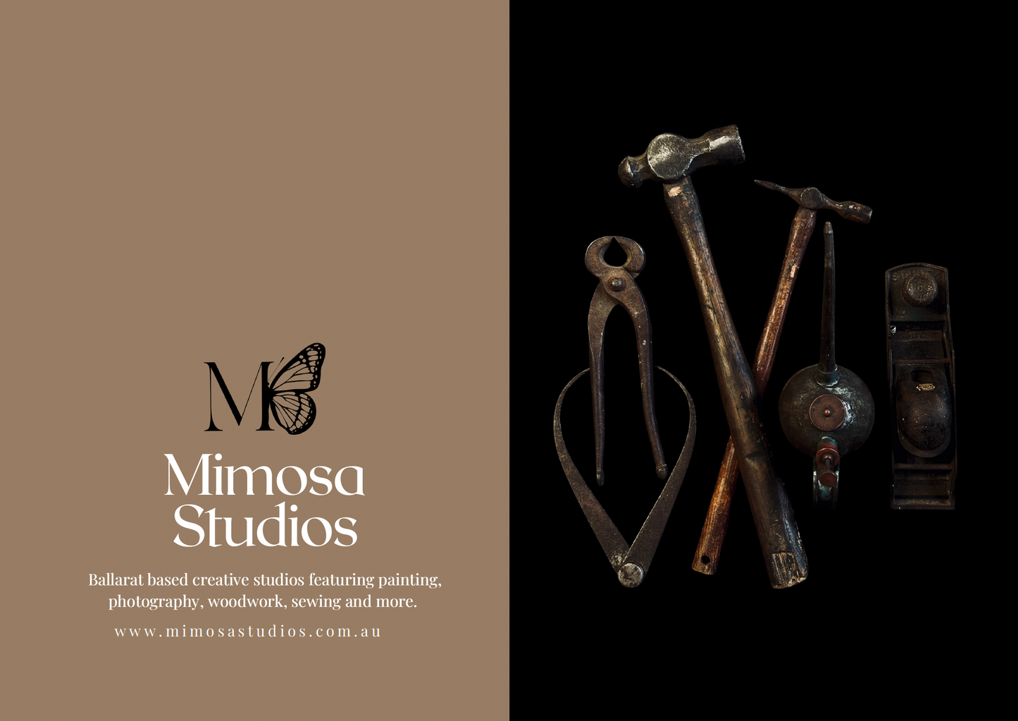 Mimosa Studios Card: Vintage Tools #1