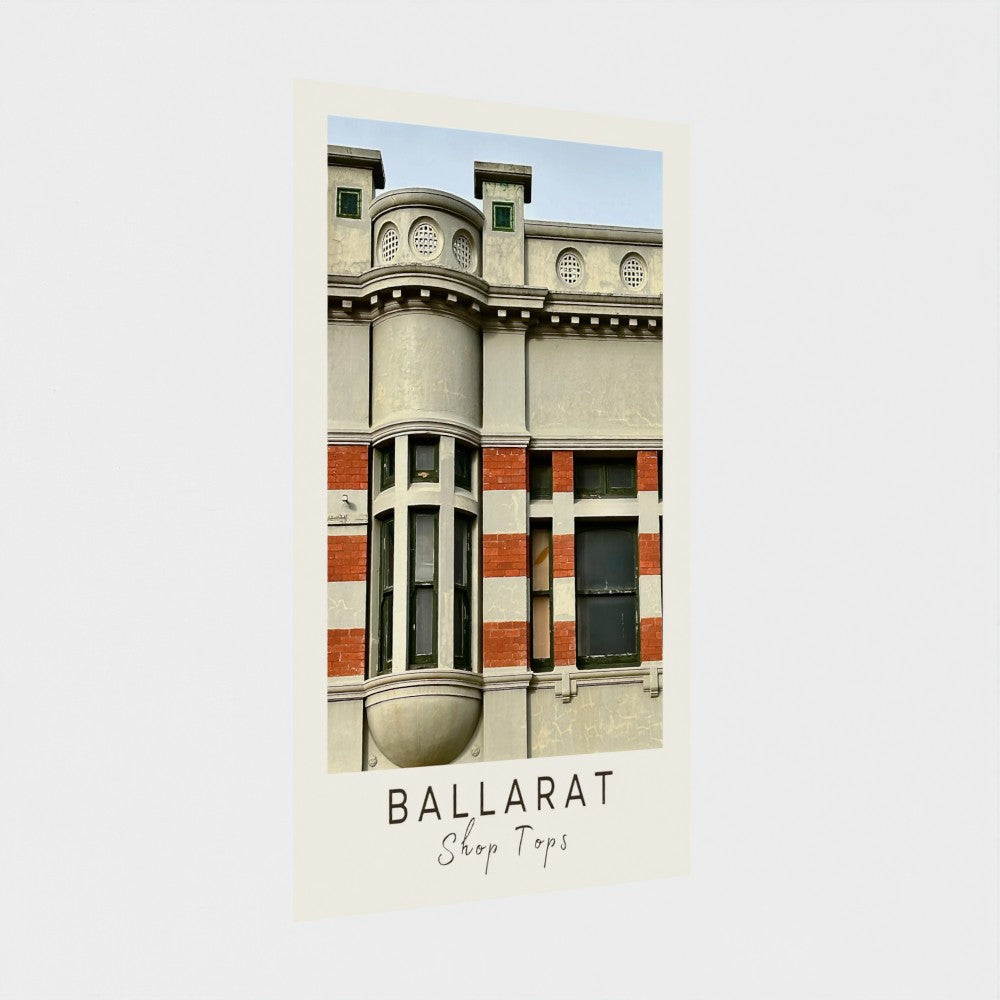 Art Print: Ballarat Shop Tops 2