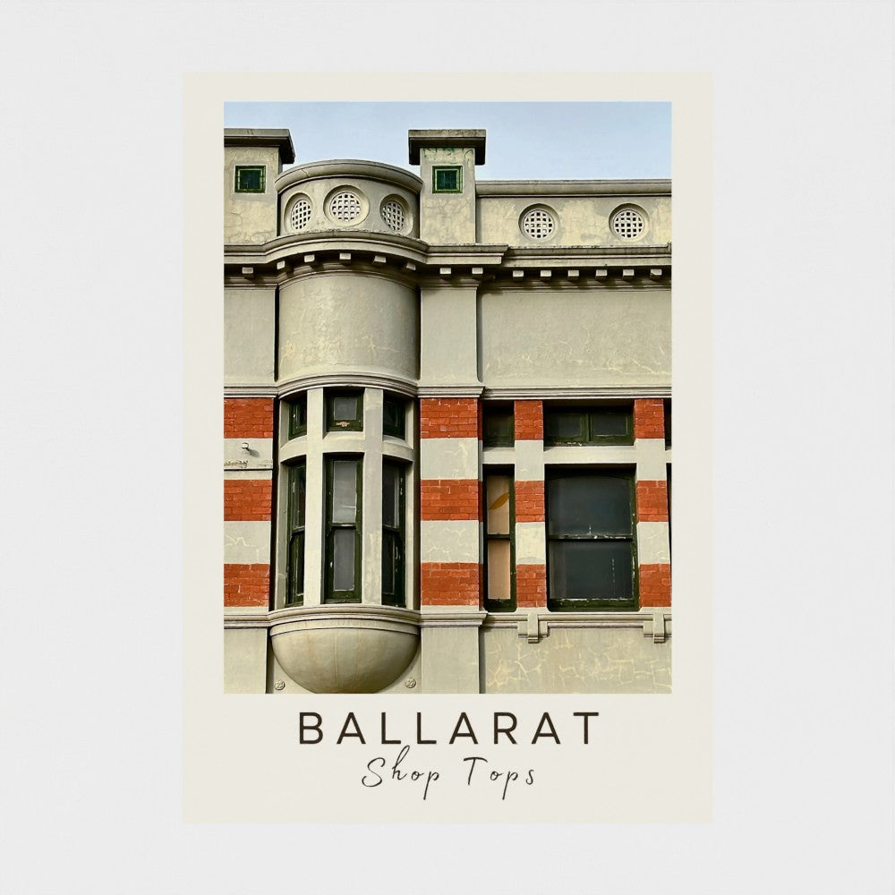 Art Print: Ballarat Shop Tops 2