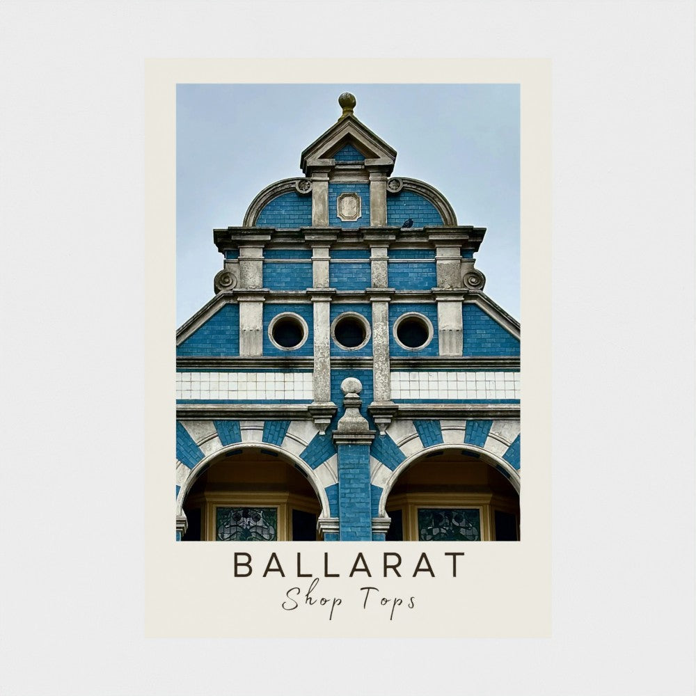 Art Print: Ballarat Shop Tops 1