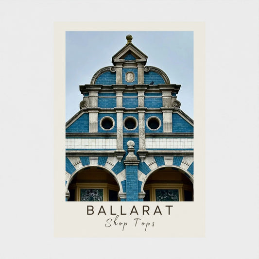 Art Print: Ballarat Shop Tops 1