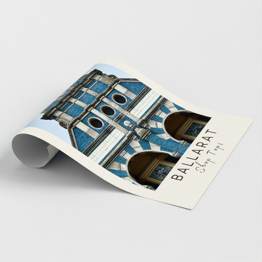 Art Print: Ballarat Shop Tops 1