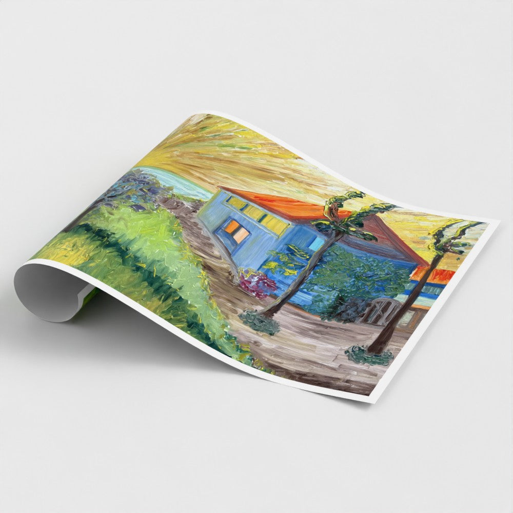 Art Print: Sun & sea #2 (free shipping)