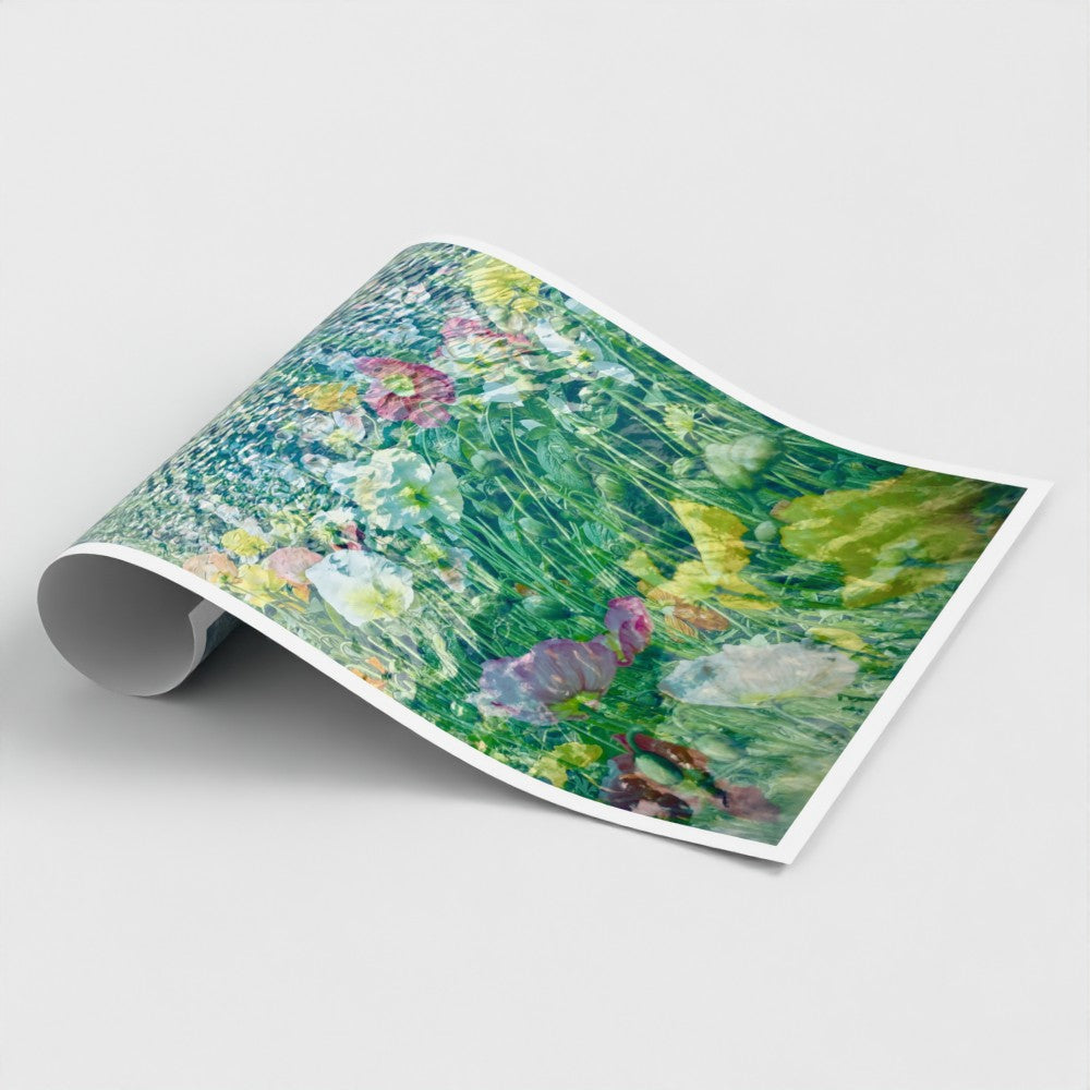 Art Print: Poppies in Lake Wendouree