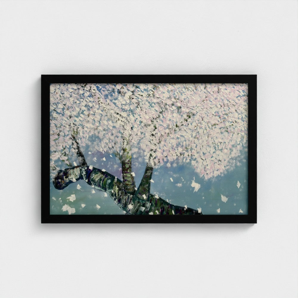 Framed Canvas: Zombie Blossom (free shipping)