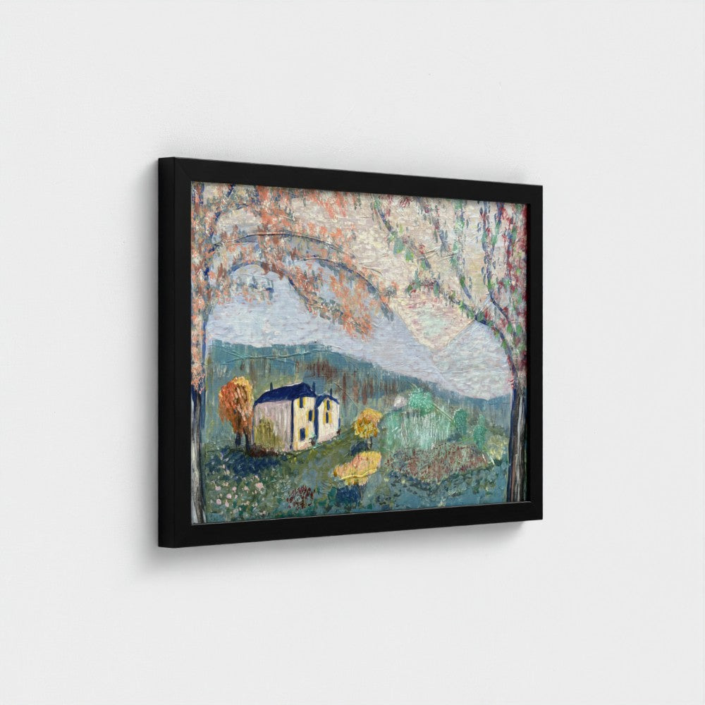Framed Canvas: Home
