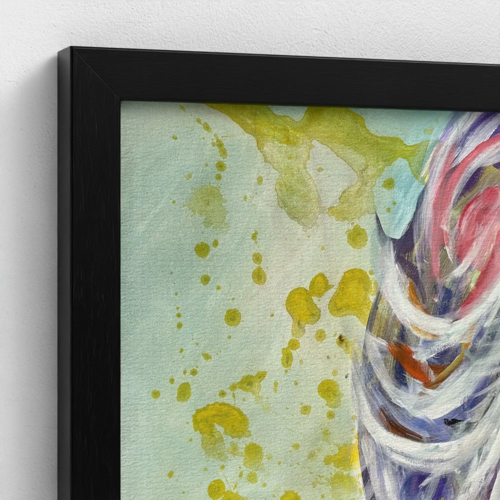 Framed Canvas: Disco Woman #1 (free shipping)