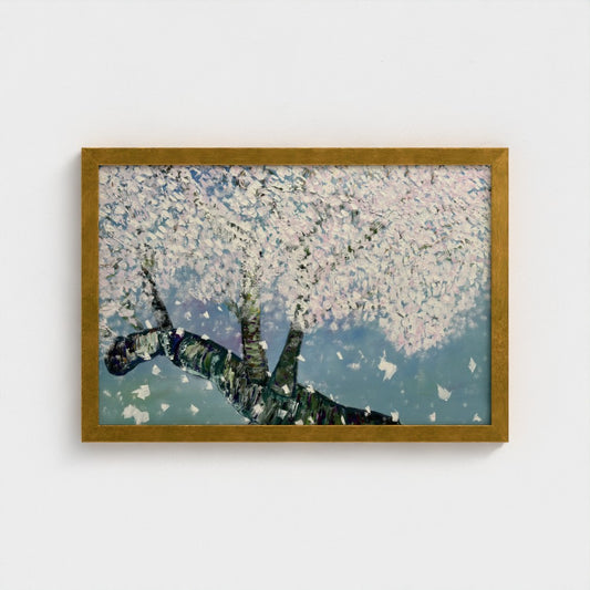 Framed Canvas: Zombie Blossom