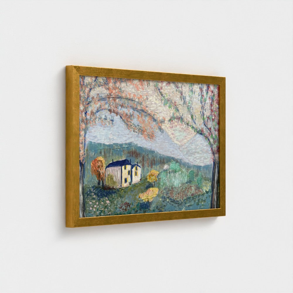 Framed Canvas: Home