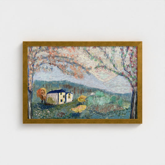 Framed Canvas: Home