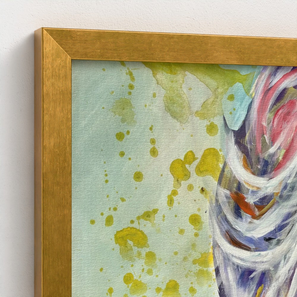 Framed Canvas: Disco Woman #1 (free shipping)