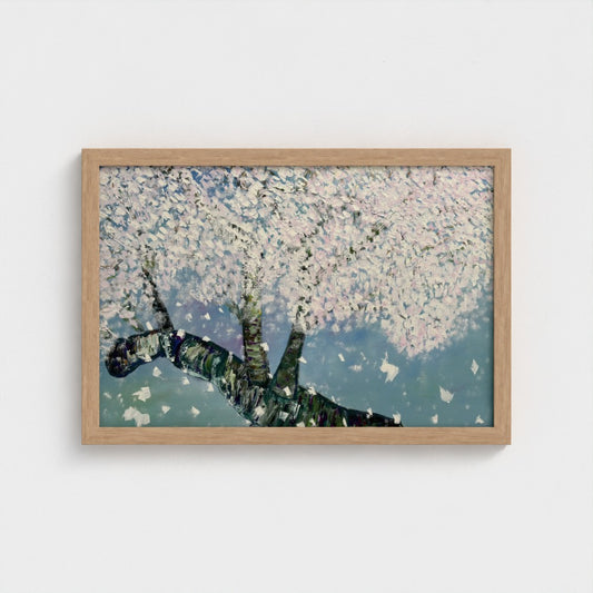 Framed Canvas: Zombie Blossom (free shipping)
