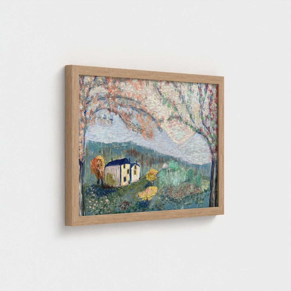 Framed Canvas: Home