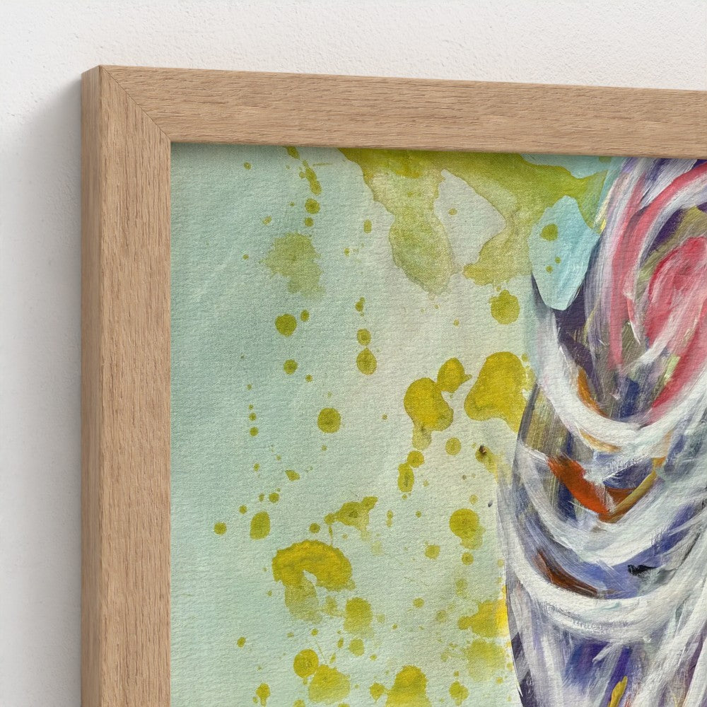 Framed Canvas: Disco Woman #1 (free shipping)
