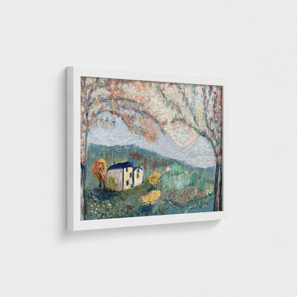 Framed Canvas: Home